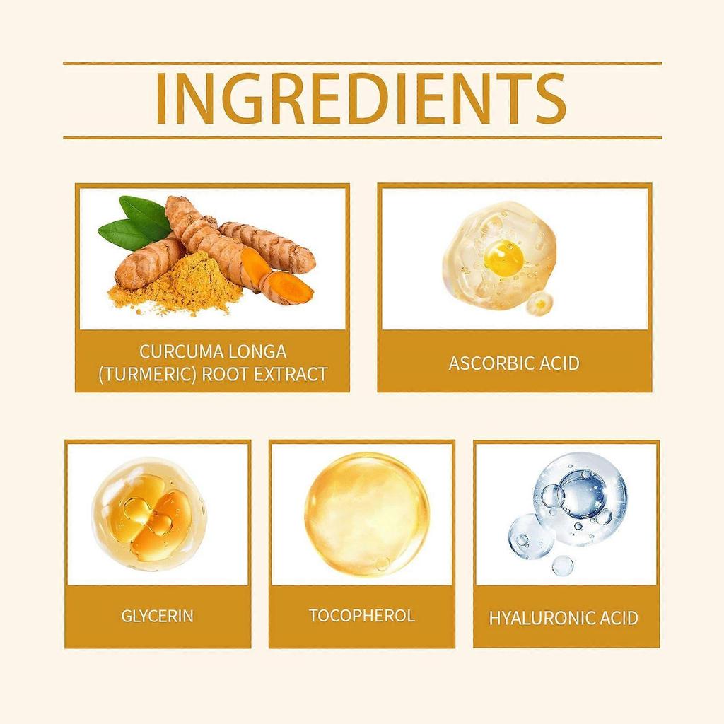 Ouhoe Turmeric Facial Essence Hydrates And Moisturizes Gently, Nourishes And Brightens The Face, And Is A Fine Skin Care Essence