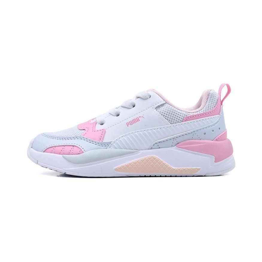 Puma X-Ray 2 Square Low-Top Casual Sneakers Kids Sneakers White Gray Pink 374192-20