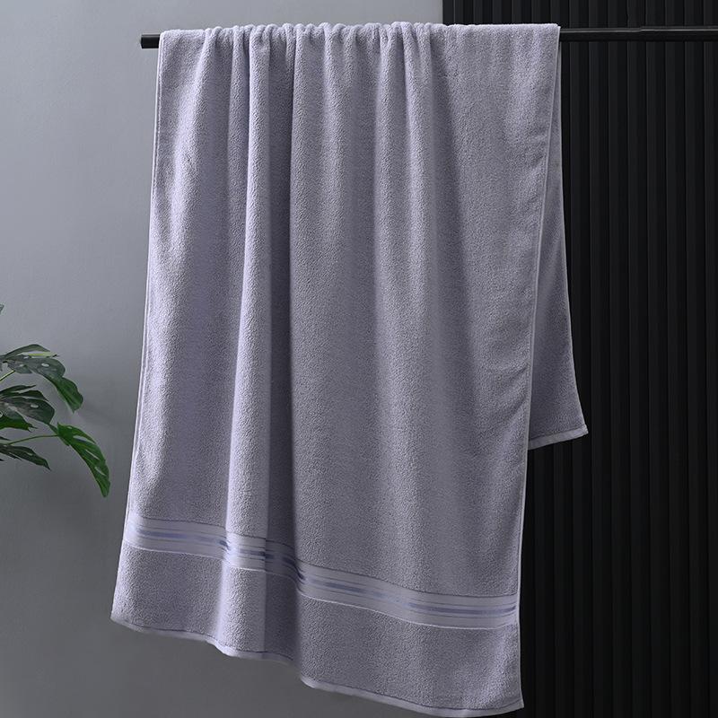 Pure Cotton Bath Towel Large Size Household Thickened Soft Absorbent Men and Women Large Bath Towel Gift Cotton Bath Towel