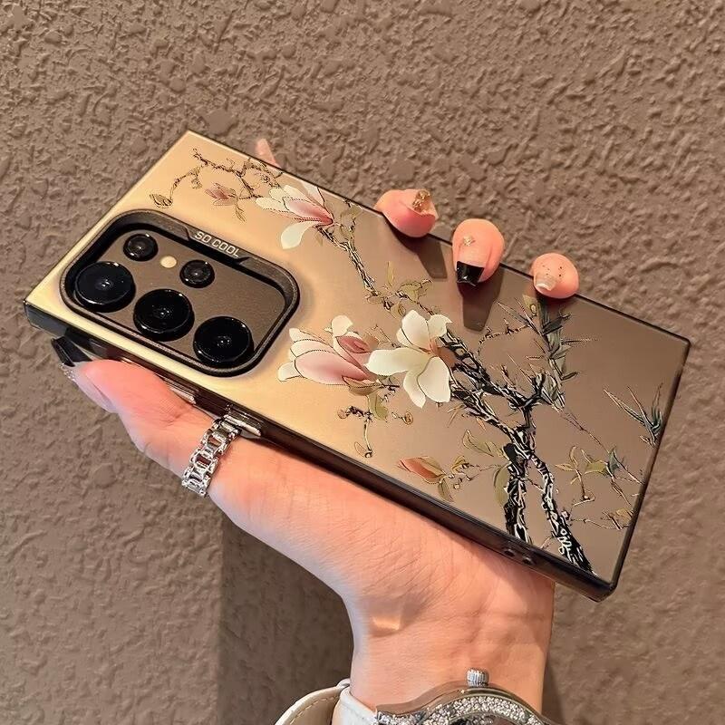 Jolie Coque Fleur de Magnolia Pour Huawei Honor 600 400 200 Magic 7 Lite 5 Pro 70 50 X9D X7D X6D X6C X6B X9B X7B X8A X7A X9A X9 Housse
