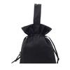 Korean Version of Girls Bag Large Capacity Ins Style Solid Color Personalized Pleated Canvas Bag Drawstring Simple Foreign Style Shoulder Bag