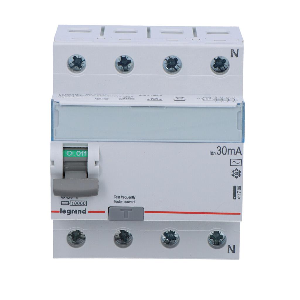 P304 4P 63A 30MA Differential Circuit Breaker TYPE AC TX3