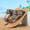 Fashion New Men's Leopard Pattern Sandals Summer Fashion Pu Leather Flip Flops Youth Beach Shoes Slippers Comfortable Casual Footwear