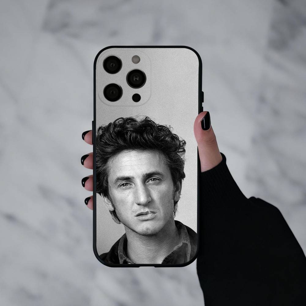 

Actors S-Sean J-Justin P-Penn Phone Case For iPhone 17pro, 16,15,14,13,12,11 X XR Plus,Others Soft Black Cover iPhone14Plus