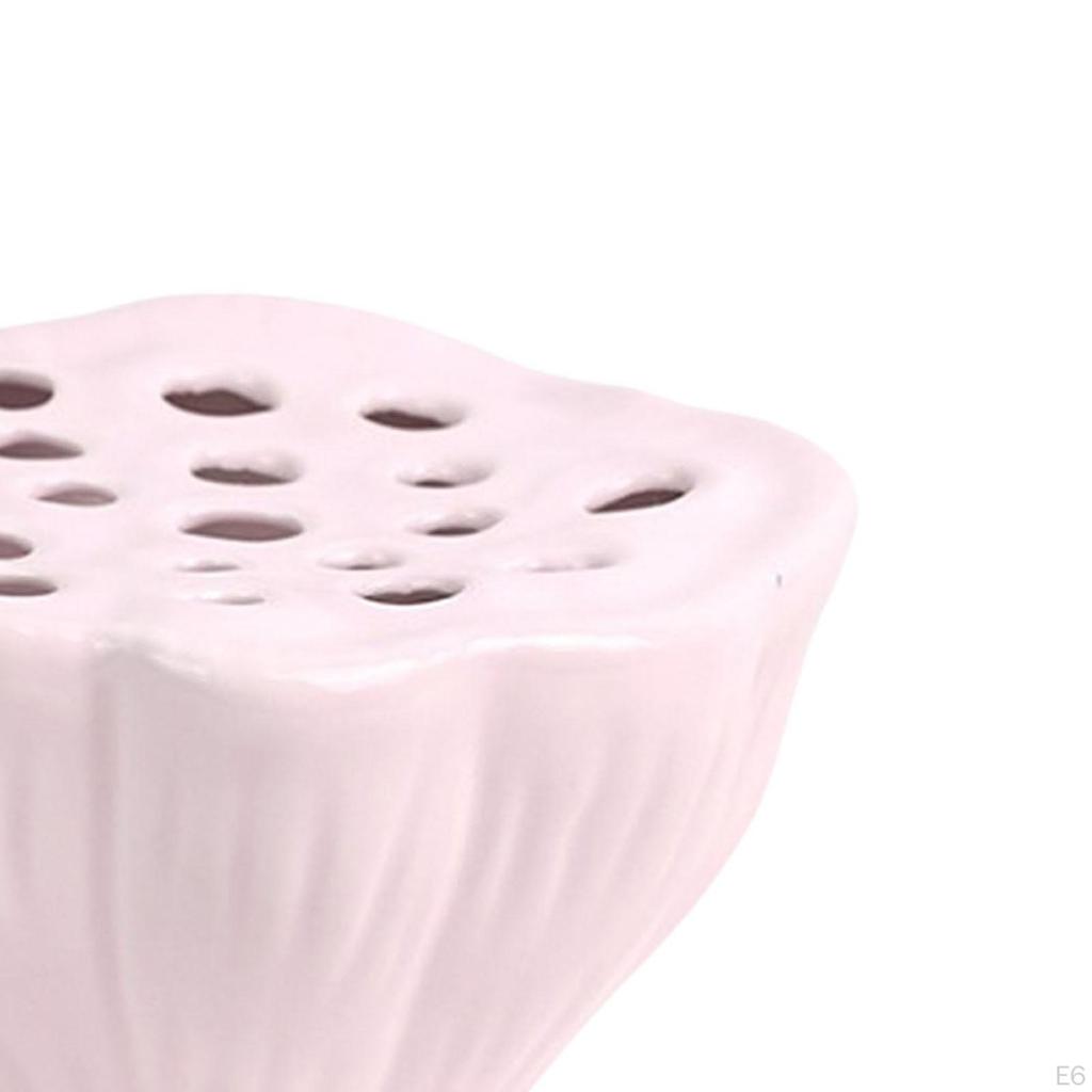 Arrangement of Flower Flowers Creative Floral Holder, Stable Ceramic Pot for Living Room,