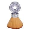 Broken Hair Brush Soft Nylon Cleaning Curved Circular Shape Hair Fiber Removal Brush for Beauty Salon