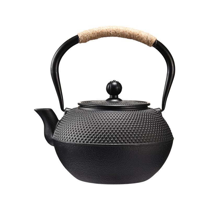 GOWKE 1.2L Cast Iron Teapot with Filter