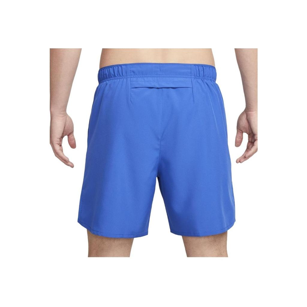 Nike Challenger Reflective Logo Solid Waistband Running Shorts Men Bottoms Royal-Blue CZ9063-480