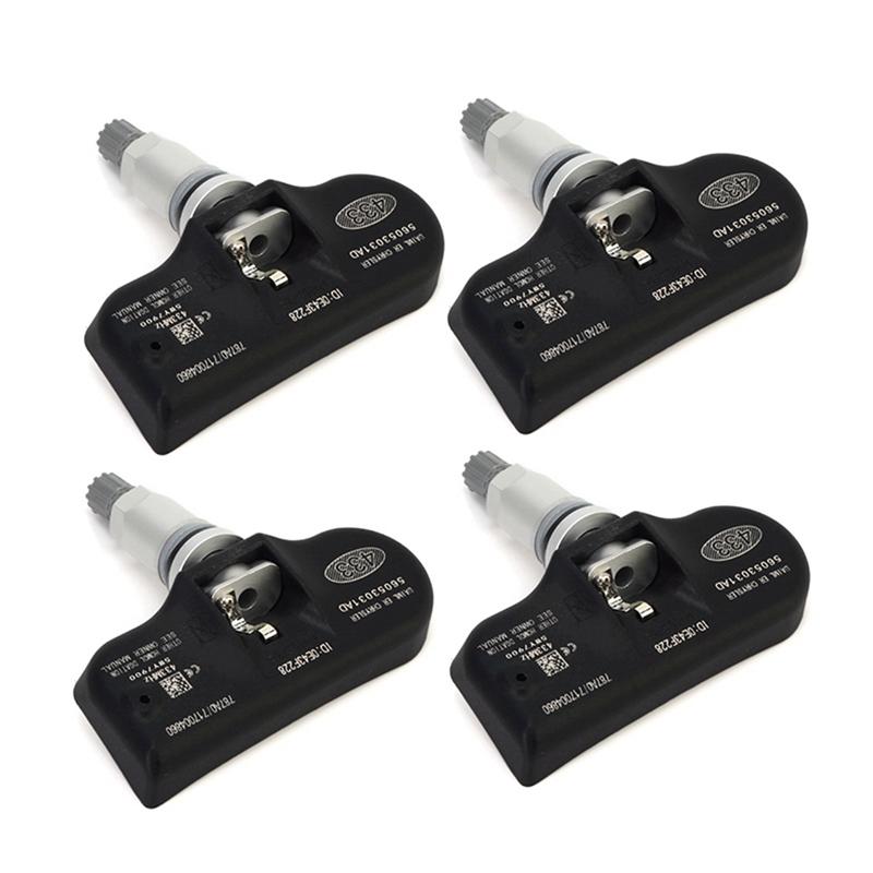 4X 56053031AD For Chrysler Dodge Jeep TIRE PRESSURE SENSOR TPMS 433Mhz TS-CH10 чёрный