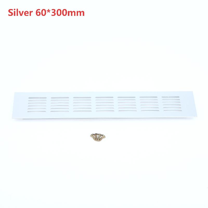 Aluminum Alloy Ventilation Grilles Rectangular Air Vent Cover Heat Dissipation Vent Panel For Wardrobe Cabinet Furniture Door