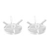 2Pcs Golf Ball Rack High Stability Strong Firmness Simple Baseball Display StandTransparent 2