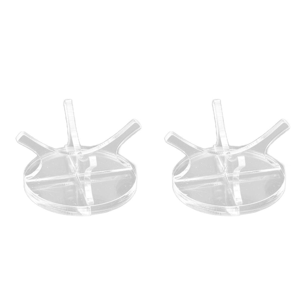2Pcs Golf Ball Rack High Stability Strong Firmness Simple Baseball Display StandTransparent 2