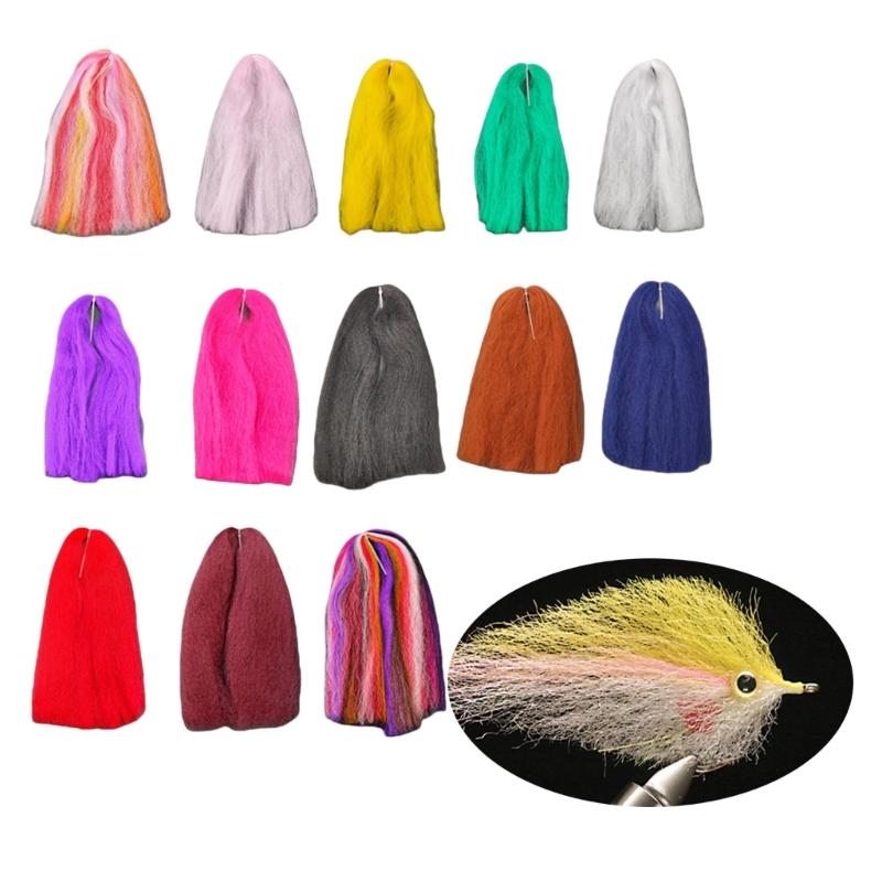 High Simulation Fly Lures Tying Materials Set Artificial Baits Tying Supplies Light Weight For Fly Fishing Enthusiasts