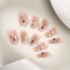Zhuoshimei Lucky Lion Handmade Luxury Whitening Nail Stickers: Elegant New Year Nail Art