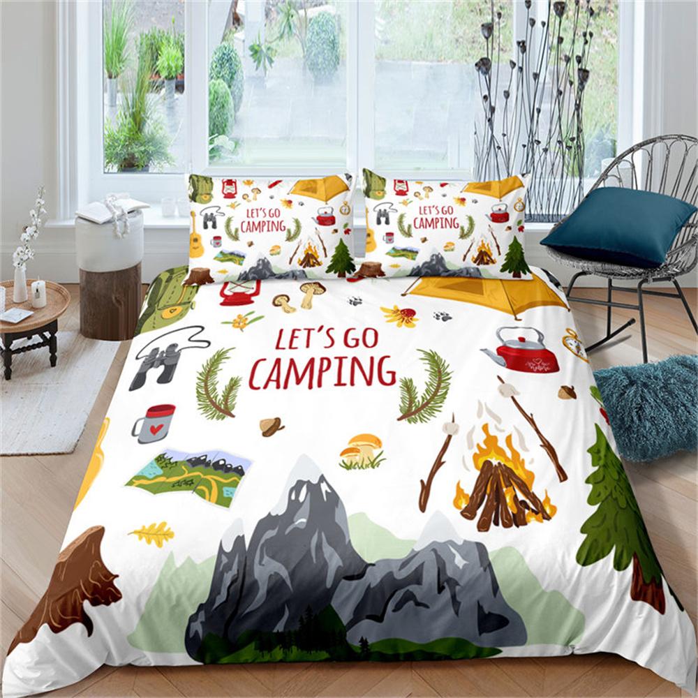 Cartoon Car Truck ExcavatorBoy Kids Quilt Durex Twin Full King Size 3Pcs Duvet Cover Bedding Linen Set Bedspread 200x200 240x220