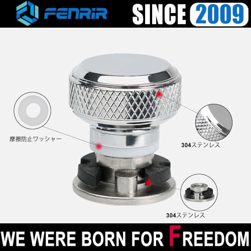 FENRIR Motorrad Schnellverschluss Sitzschraube 304 Edelstahl Passend für Harley Davidson 1997-2009 Street Glide Road Glide Road King Low Rider Fat