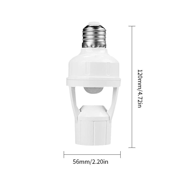 

Патрон лампы инфракрасный датчик Патрон лампы радар PIR датчик движения E26/E27 Материал поликарбонат огнестойкий для коридора балкона прихожей E26