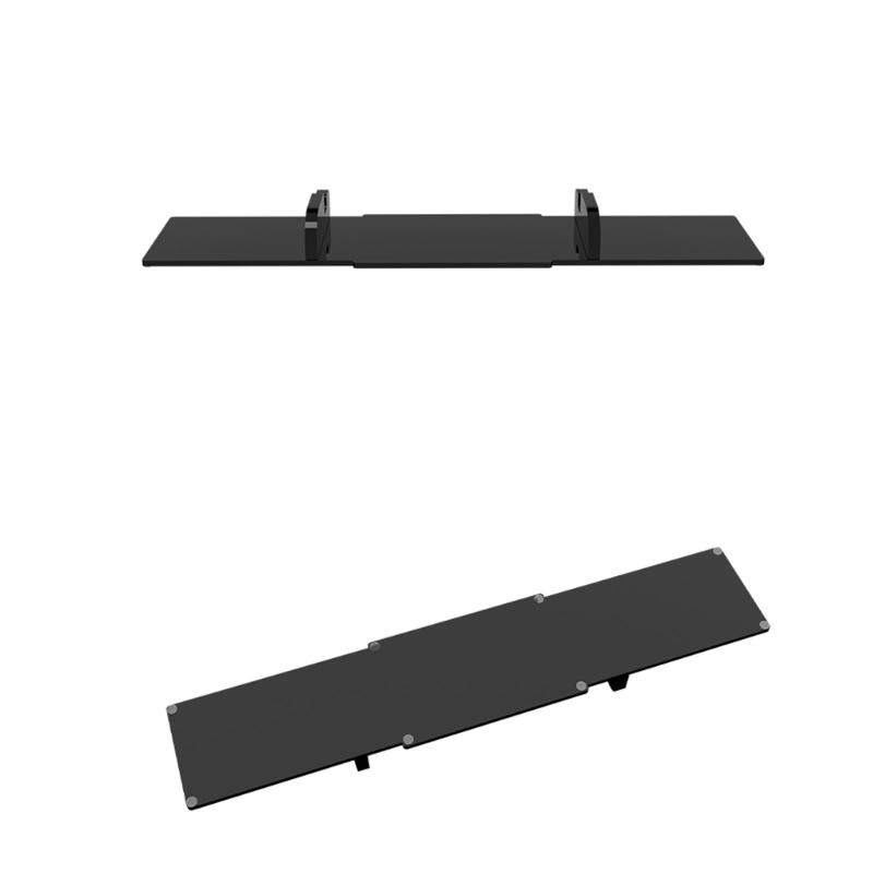 Acrylic Gaming Stand Holder For Remote Player Devices Secure Double Slot Base Compatibility With Tablets And Keypanel