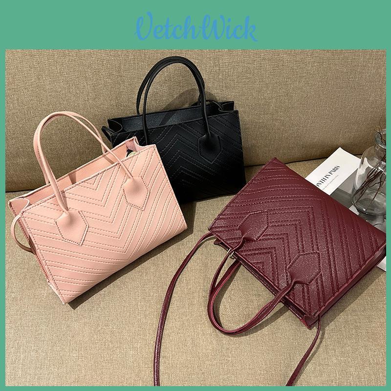 2022 New Women's V-pattern Embossed Small Kelly Bag Street Fashion Pu Handbag