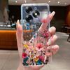 Fashion Flowers For Itel S23+ S23 Plus S681LN ItelS23+ 2023 Transparent Silicone Phone Protective Back Cover Shell Soft TPU Case