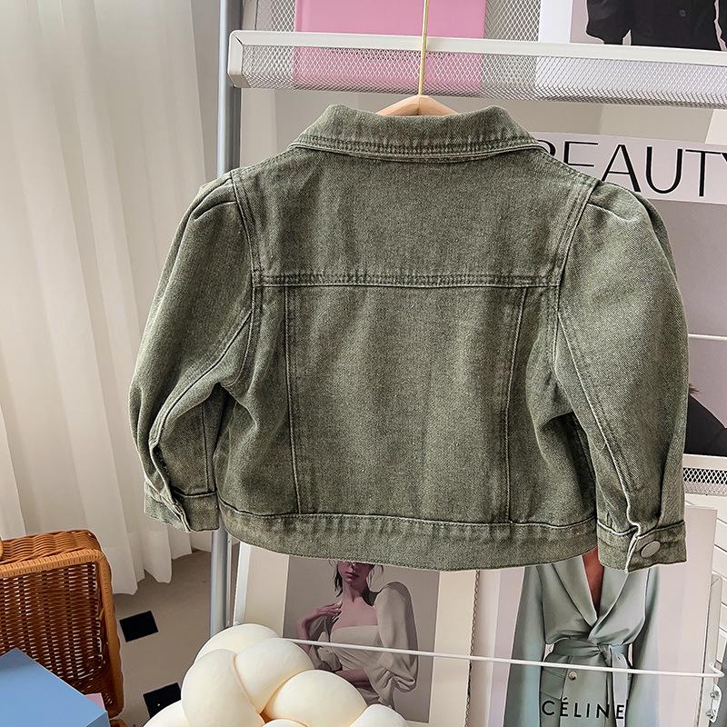 Mädchen Neue Mode Jeansjacke & Rock Zweiteiliges Set - Trendige Herbstbekleidung GC0238