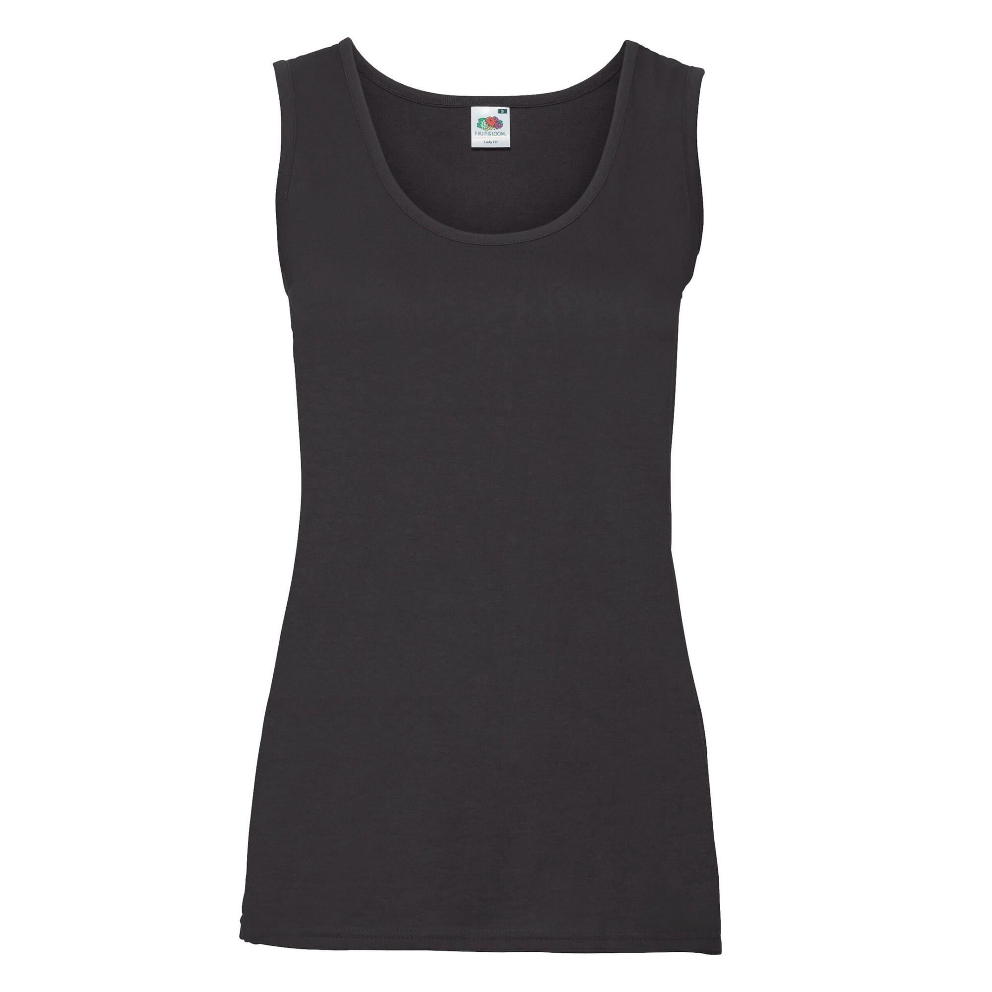 FRUIT OF THE LOOM Canotta Value da donna/donna XS nero
