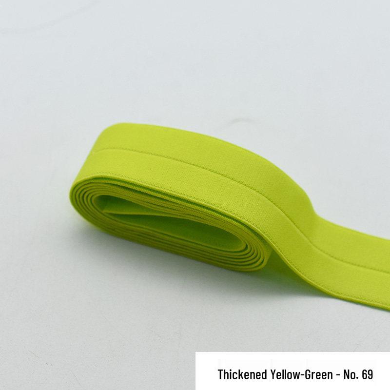 2-2.3cm Thick Elastic Fold-Over Binding Tape for Clothing and Jackets
