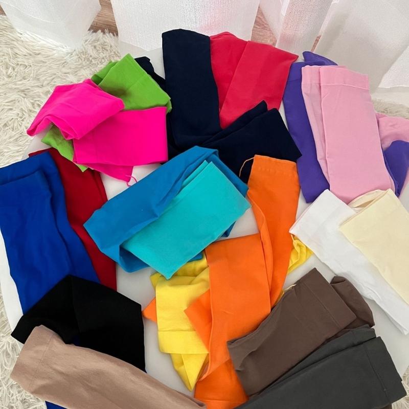 Colorful Calf Socks Velvets Knee High Stockings Lightweight Breathable Knee High Socks Student Girls Middle Tube Socks