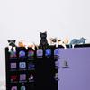 Edge Cat Computer Water Cup Car Edge Decoration Cream Glue Accessories Small Ornaments Figurines & Miniatures