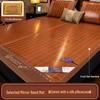 2026 New Style Ice Silk Bamboo Mat - Summer Foldable Dormitory Straw Mat for Single Bed