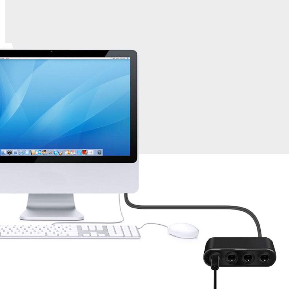 4 Ports 3 In 1 Controller Adapter For U & PC USB Controller Adapter