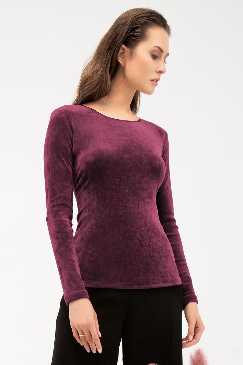 

Велюровий джемпер Anabel Arto (64238) 48(XL) вероніка кольору