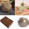 Natural Jute Twine 1.5 mm/2.5mm,(100M/28M) Natural Hemp Twine for Craft Gift Wrapping Packing Gardening Arts Decoration Wedding Decor