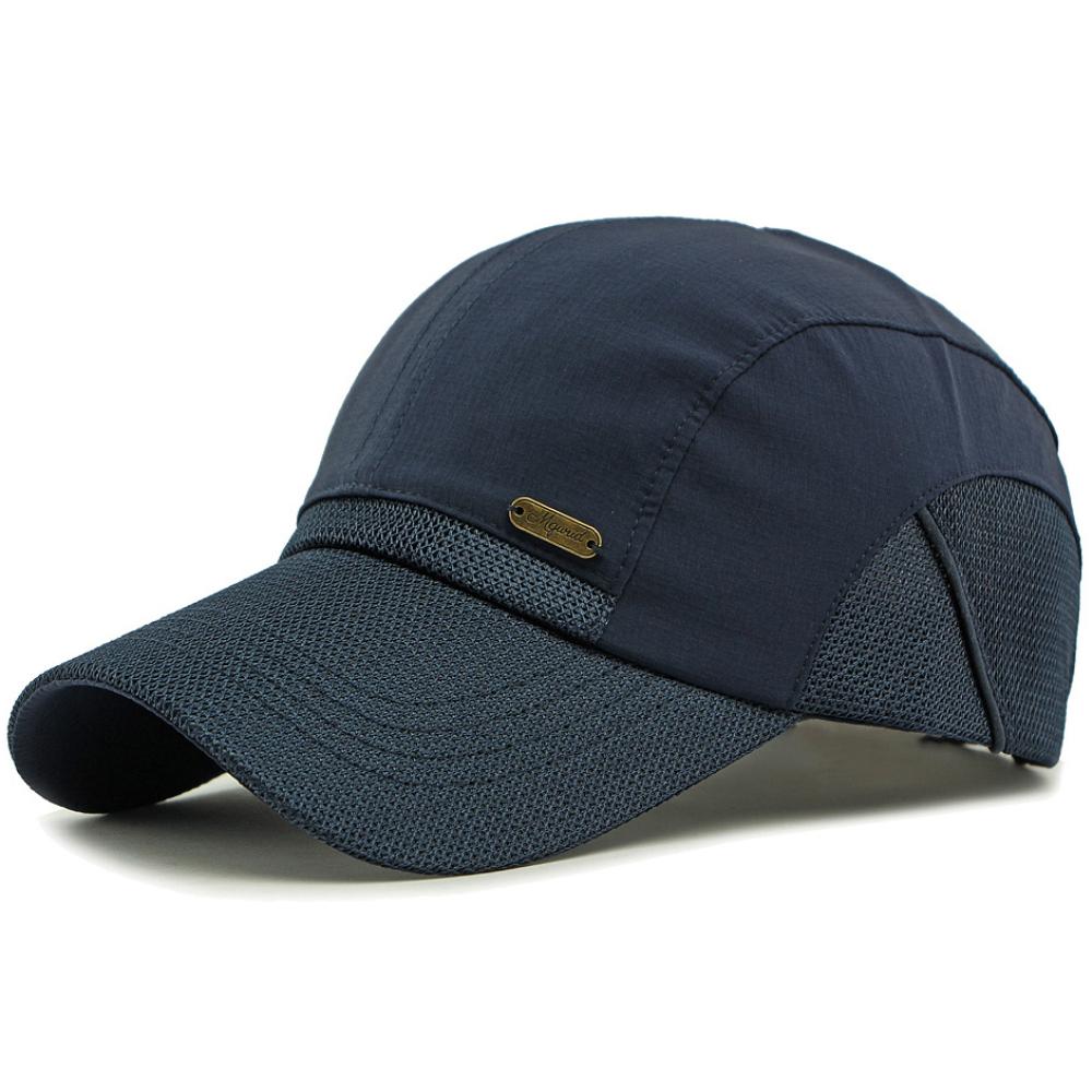 

HT4827 Spring Summer Caps for Men Women New Breathable Mesh Truck Cap Male Female Patchwork Baseball Hat Adjustable Baseball Cap Adjustable 55-60cm