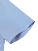 WIDEANGLE Co Mono Pinstripe Polo Shirt M_Blue