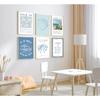 Coastal Christian Bible Canvas Wall Art Bible Verses Paintings Pictures Wall Decor Preppy Religion Aesthetics Poster Printing Artwork For Living Room