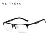 VEITHDIA Anti Blue Light Glasses Optical Aluminum Magnesium Frame TR90 Arm Eyeglasses Men Myopia Computer Eyewear For Male V8727