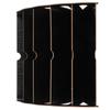 Wooden MultiSlot Storage Rack   Supplies Desktop File   for  (Black )