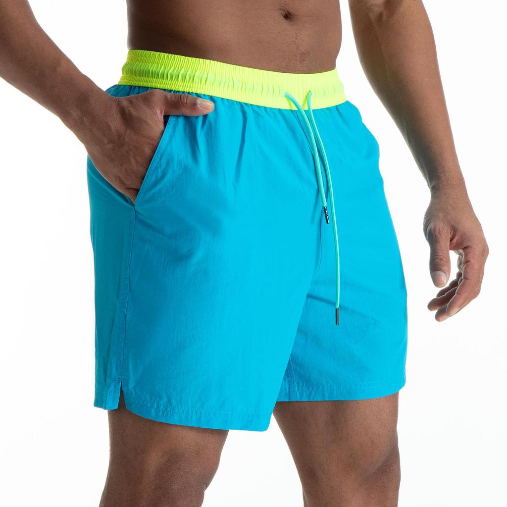 Men's Summer Beach Shorts: Waterproof, Double-Layer, Plus Size, Casual, Quarter-Length Swim Trunks