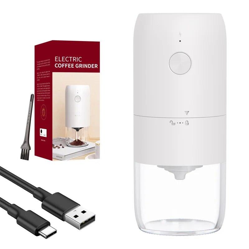 Electric Coffee Grinder TYPE-C USB Rechargeable Professional Ceramic Grinding Core Portable Coffee Beans Mill Grinder