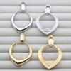 European & American Statement Teardrop Earrings, Versatile Simple Fashion with Large Smooth Surface