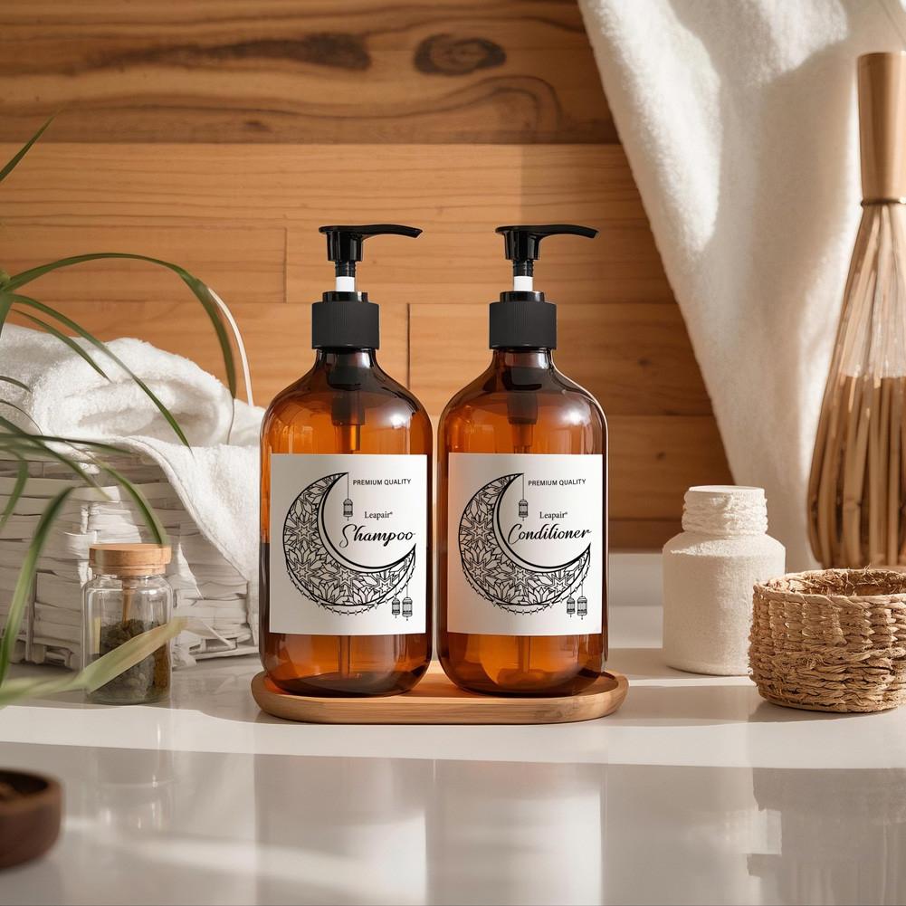 Lotion Dispenser Hands Soap&Dish Storage Container Hand Pump Bottle For Bathroom/Kitchen Muslim Ramadan Decor