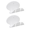 2PCS X Ray Sensor Holder with Adhesive Acrylic X Ray Sensor Wall Mount Storage Hanger for Office