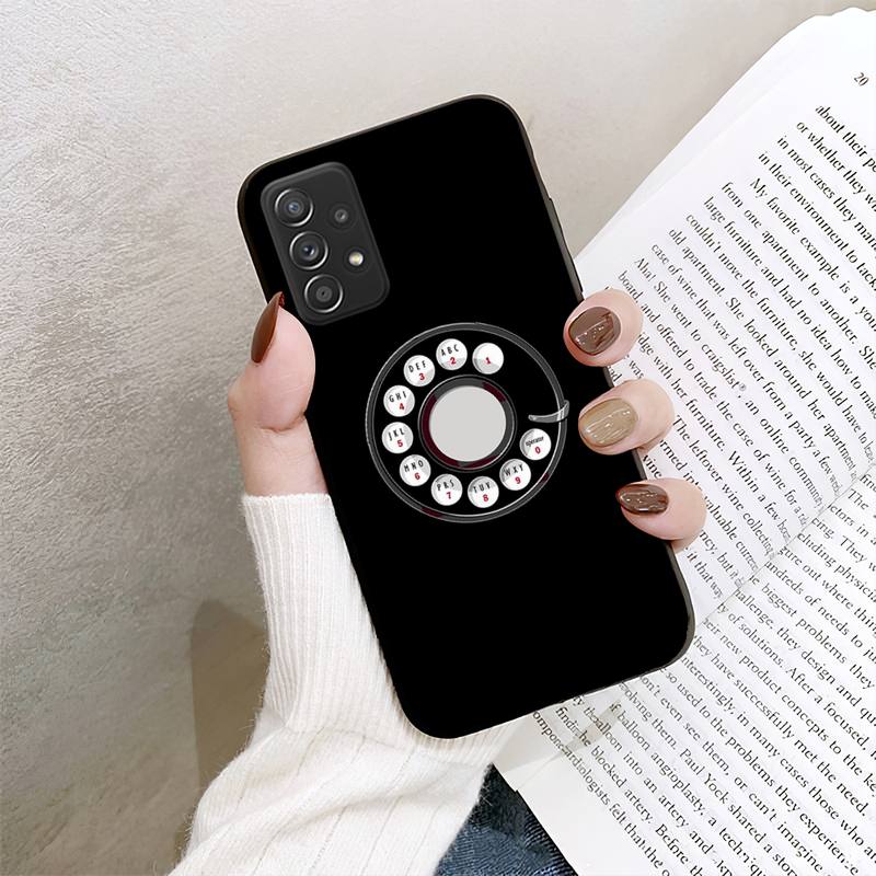 Retro Style Rotary Dial Phone Case For Samsung Galaxy A02 A12 A21 A22 A32 A41 A42 A51 A71 A72 Shell