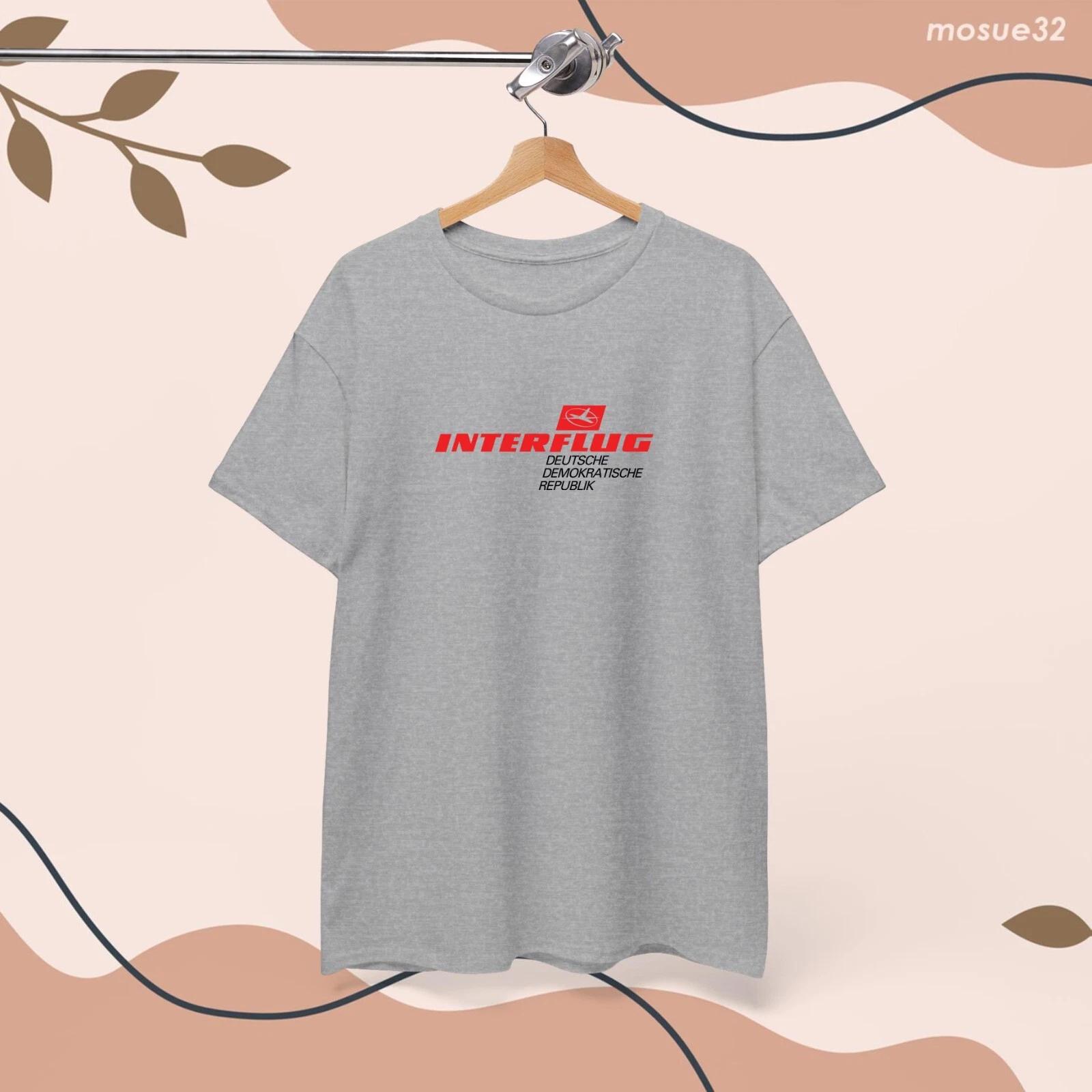 Men s and Women s T-shirts Interflug Airlines S