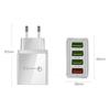 Power supply charger 4x USB Quick Charge 3.0 fast charging of devices