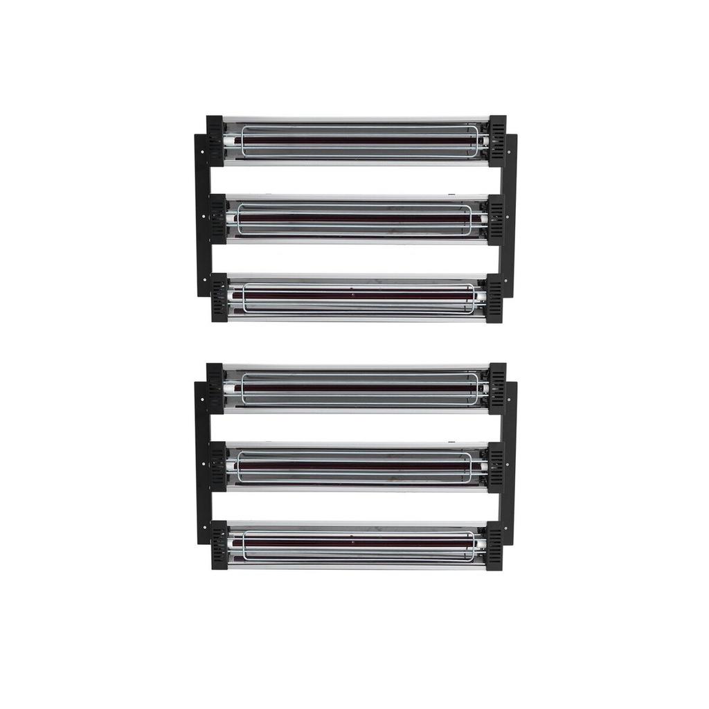 Infrarot-Heiz-Sprühkabinenlampe zum Lackieren, 2 Sets, 3000 W