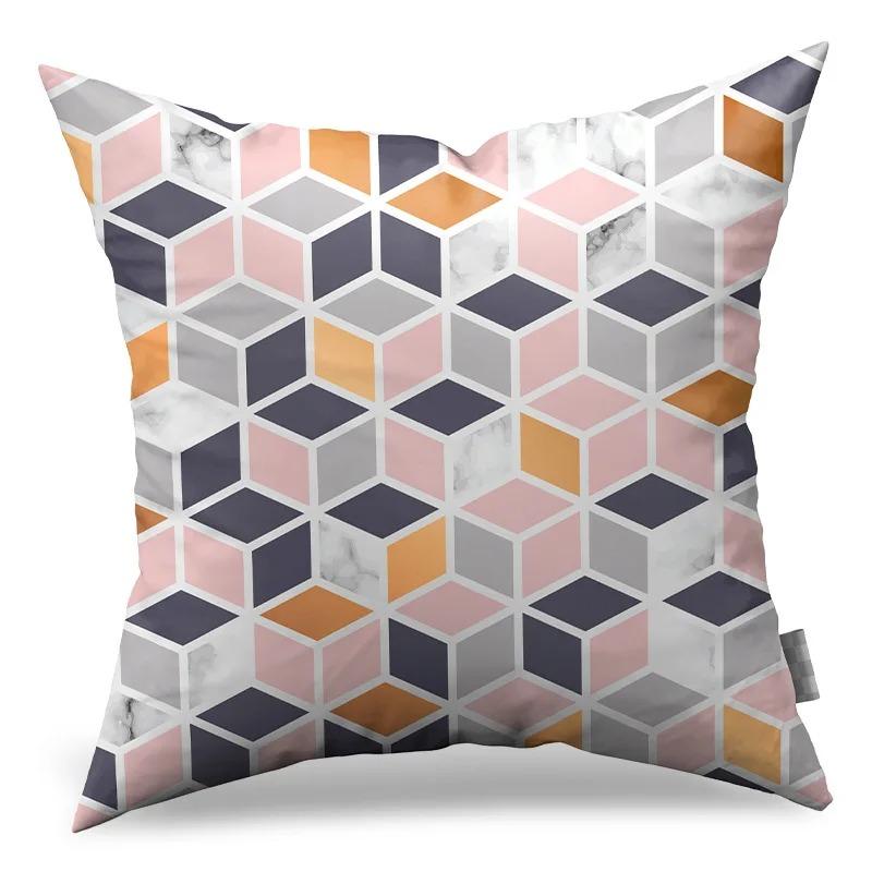 Simple Texture Decorative Pillowcase Office Living Room Car Ornaments Home Pillowcase