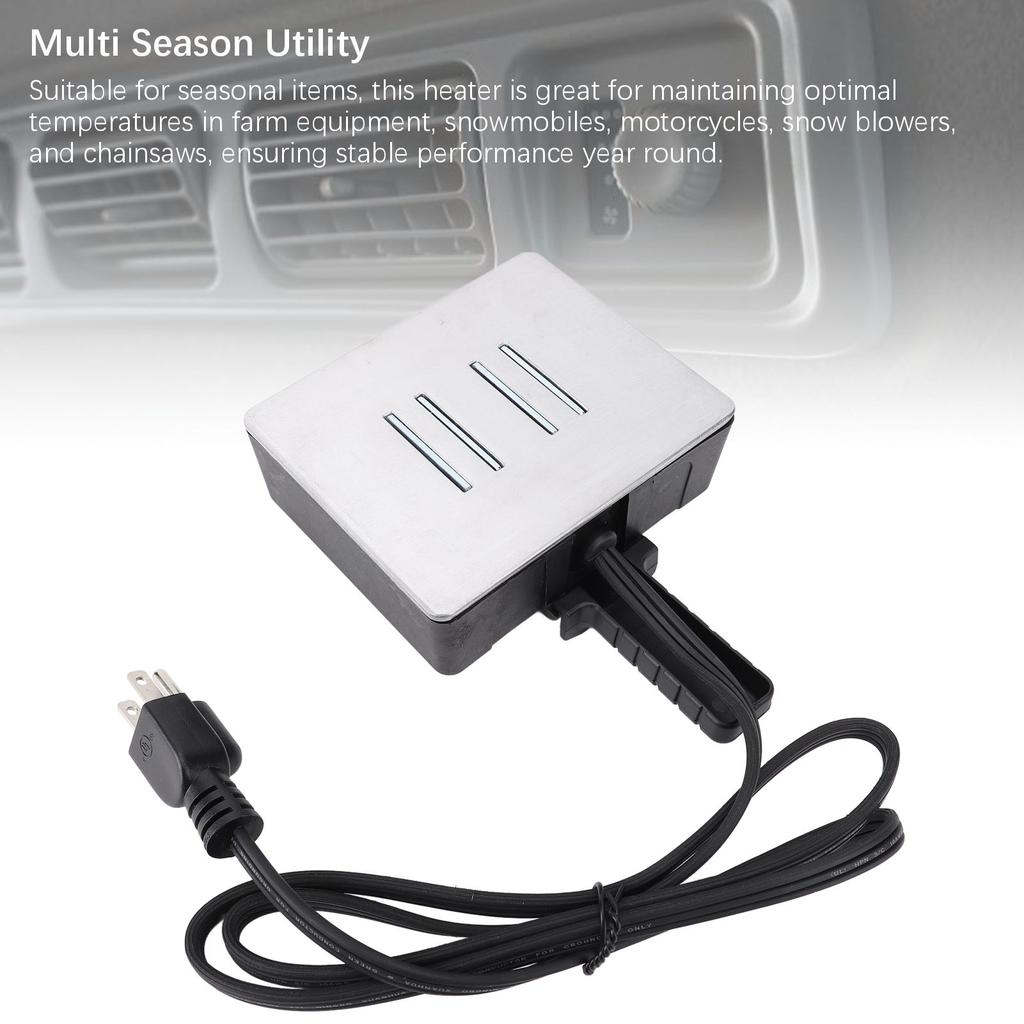 300W Magnetic Engine Block Heater 1160X Electric Oil Pan Heater Universal Fit for Automotive Trucks Vans SUVs