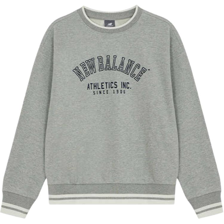 New Balance AW24 Sweatshirt Women s Heather Gray NCE32112-MGR L